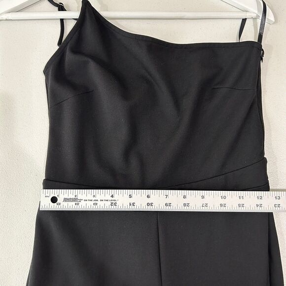 Majorelle Jumpsuit Womens Medium Black One Shoulder Ponte Knit Wide Leg Party - Picture 11 of 15